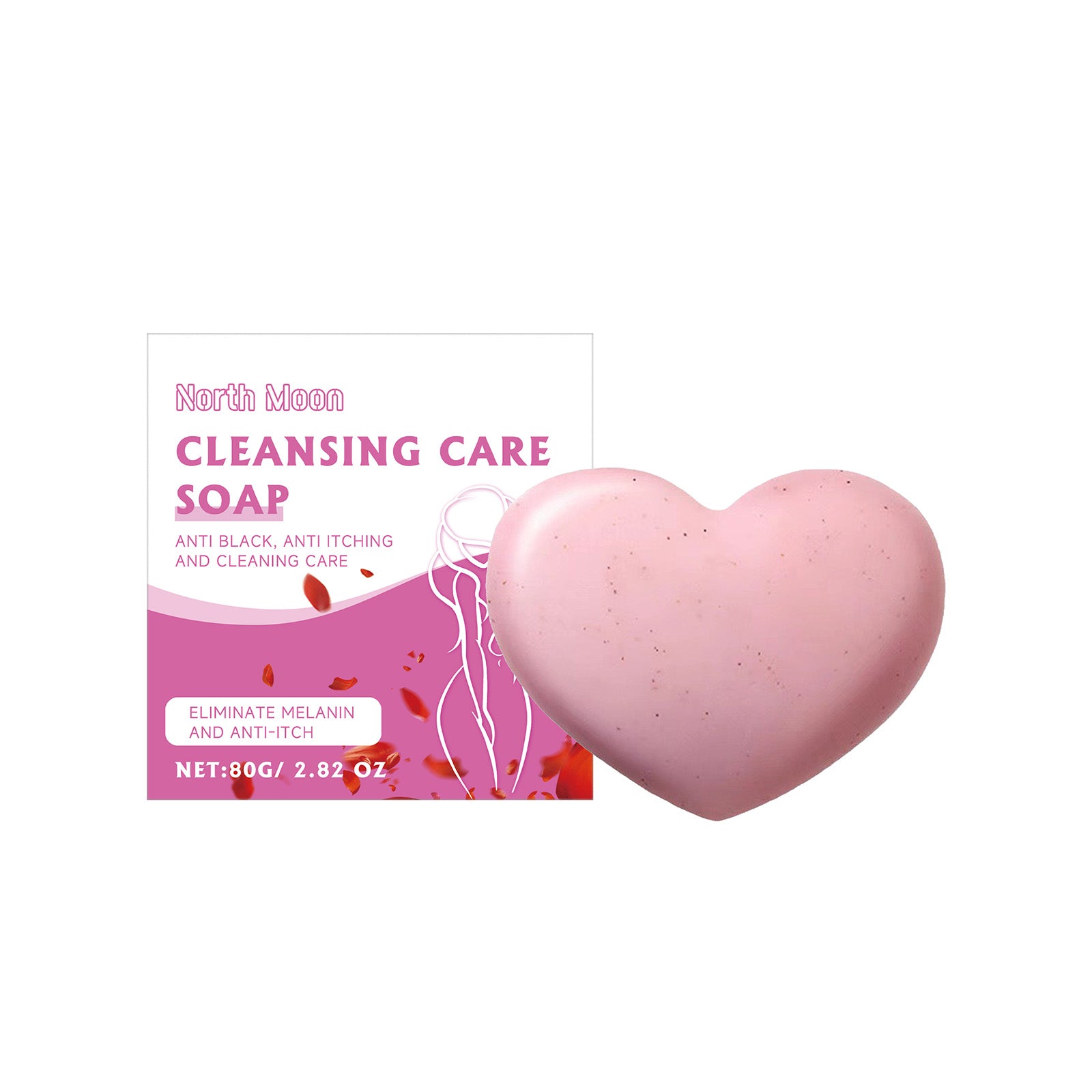 North Moon Cleansing Care Soap For Women's Body Bath Cleansing Pores Moisturizing Moisturizing Soothing Soaps
